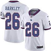 Youth Nike Giants 26 Saquon Barkley White Color Rush Limited Jersey Dzhi,baseball caps,new era cap wholesale,wholesale hats